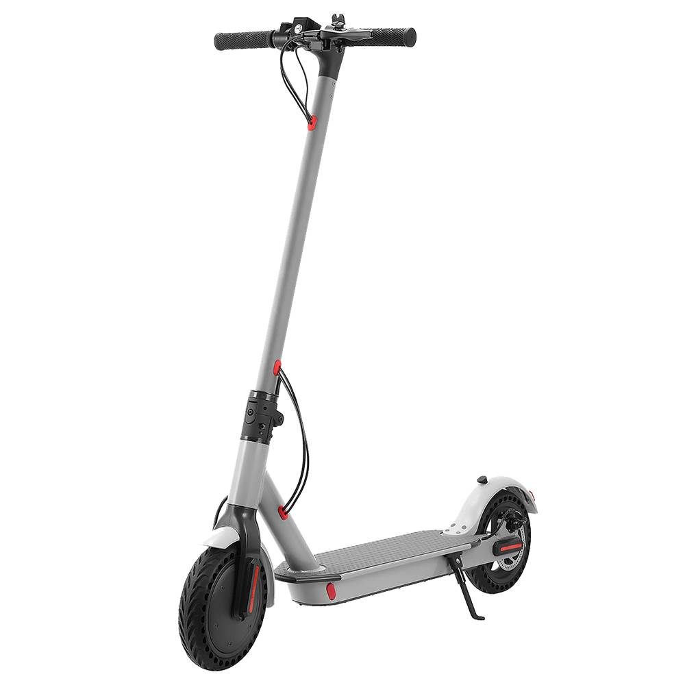 E4 Folding Electric Scooter 8.5 Inch Tire Grey