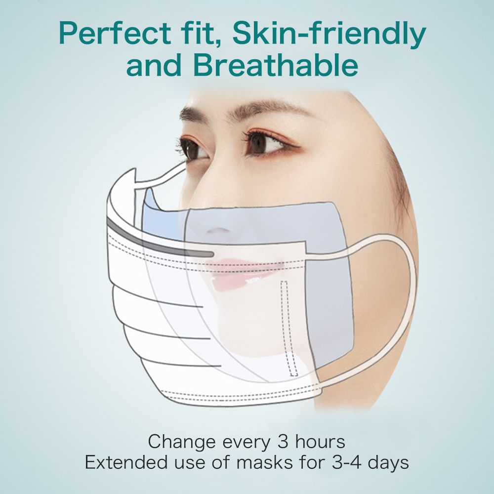 10pcs Disposable Face Mask Filter Pad