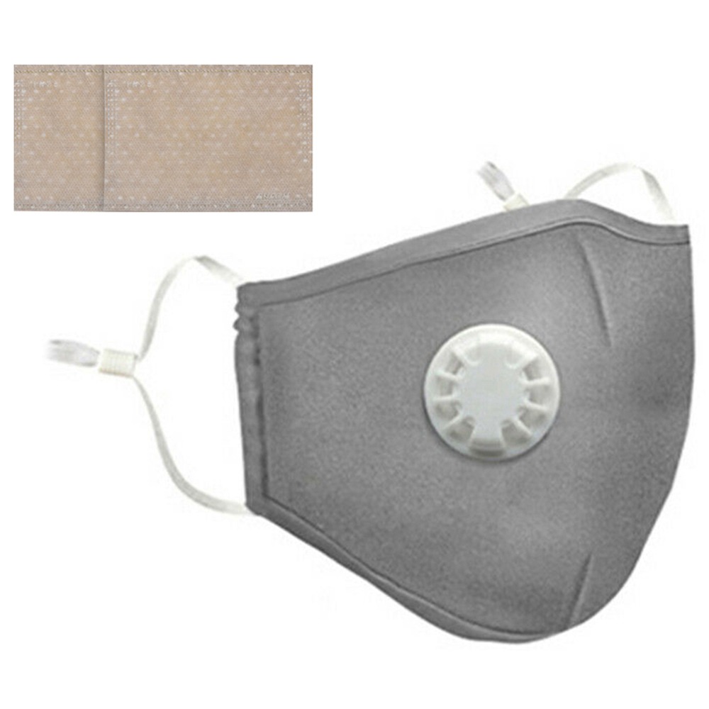 Reusable Activated Carbon Face Mask Grey