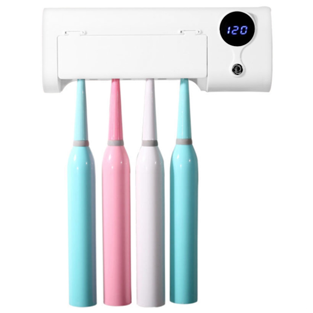 JUJIAJIA Smart Induction UV Electric Toothbrush Sterilizer White