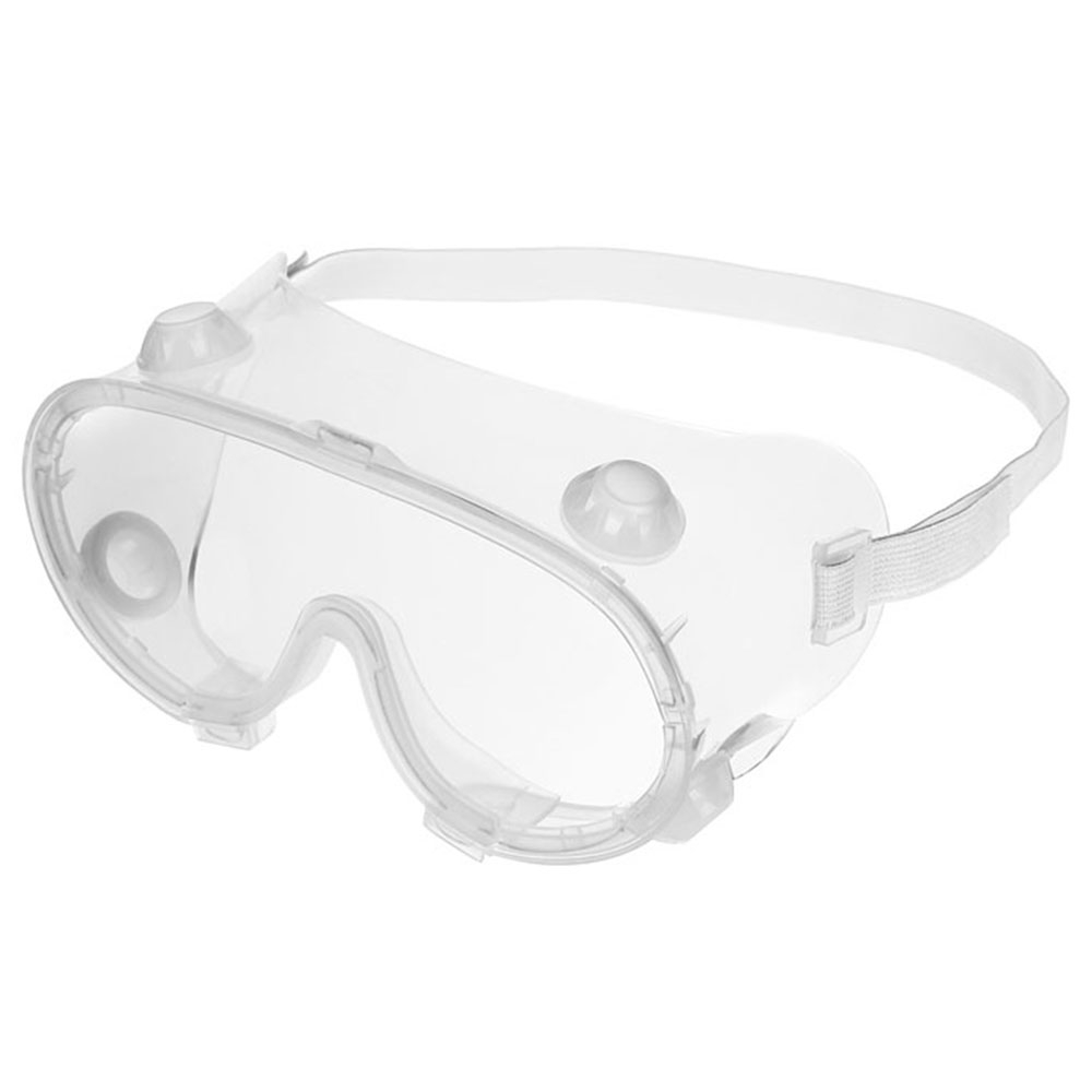 نظارات السلامة الطبية الجراحية مع فتحات التهوية الواقية من الغبار ومضادة للفيروسات ضد الماء - شفافة