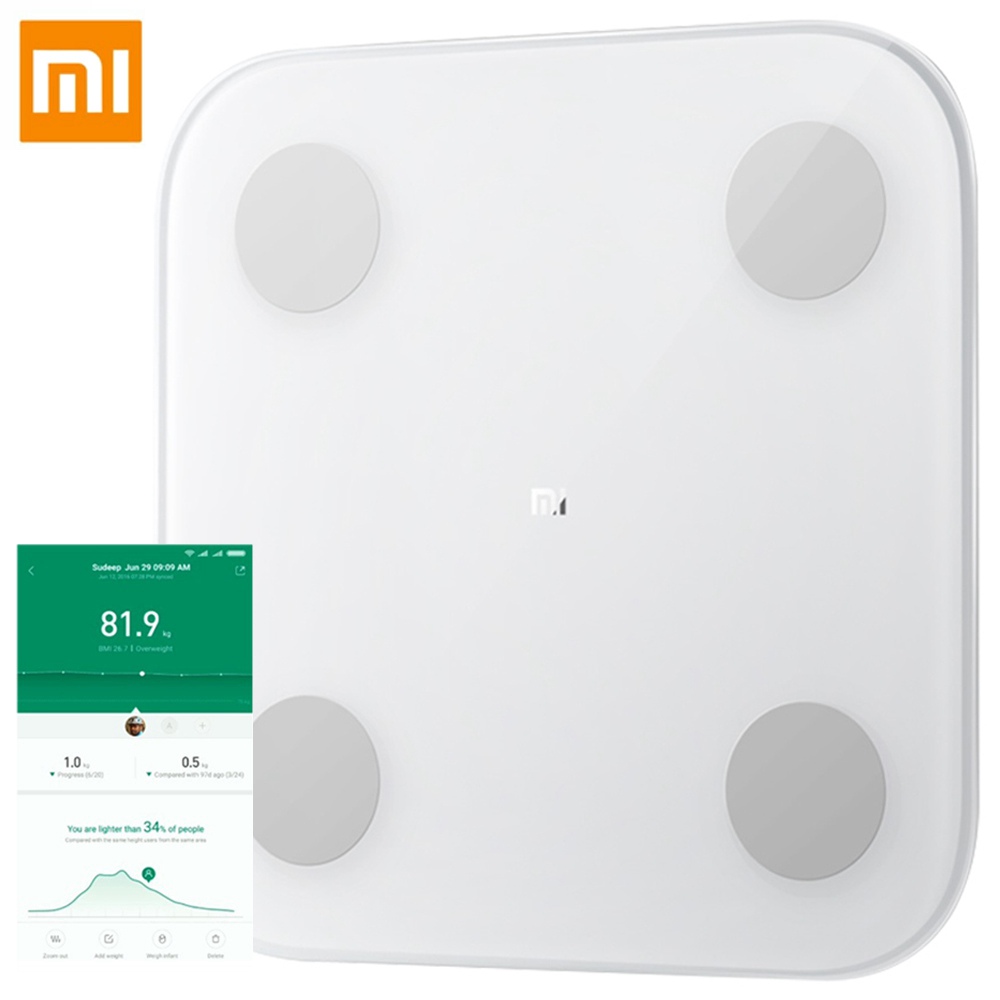 Xiaomi 2.0 Smart Bluetooth Body Fat Scale White