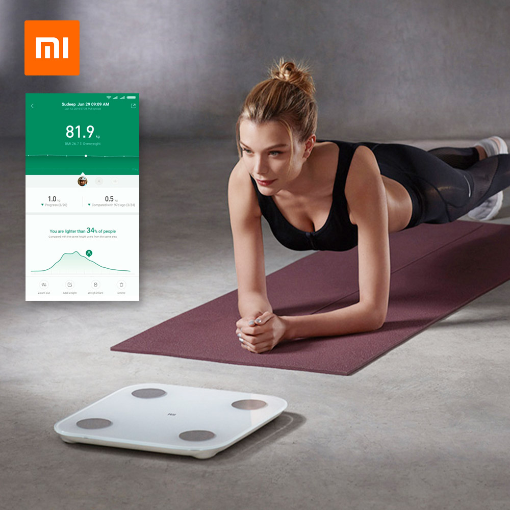 easy home digital bluetooth body fat smart scale