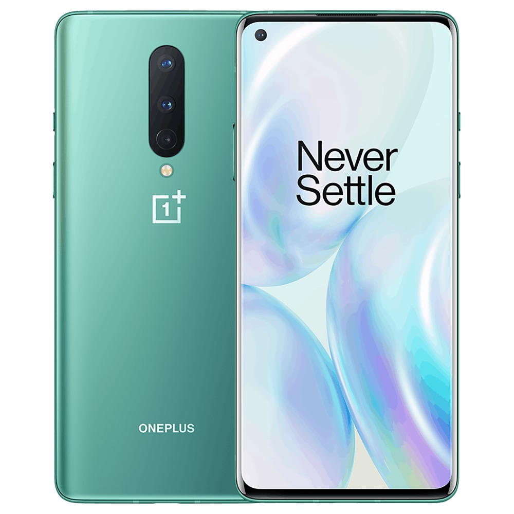 

OnePlus 8 6.55 Inch Screen 5G Smartphone Qualcomm Snapdragon 865 Octa Core 8GB RAM 128GB ROM Android 10.0 Dual SIM Dual Standby Global ROM - Glacial Green