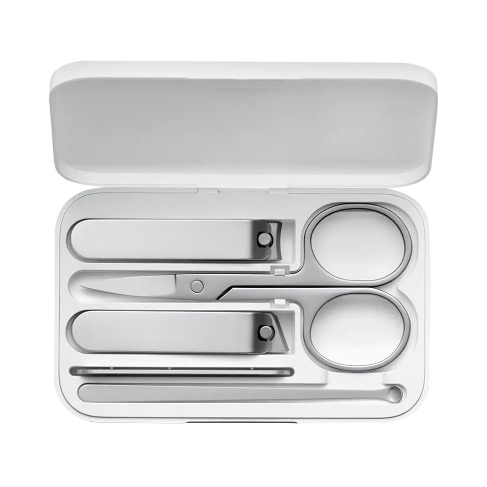 Set di tagliaunghie portatili in acciaio inossidabile Xiaomi Mijia 5PCS - bianco