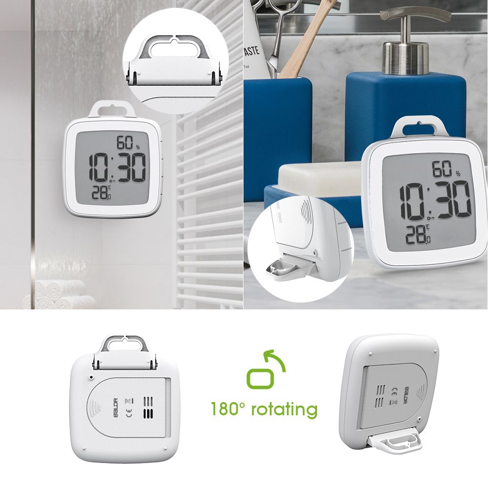Baldr B008 Waterproof Touch Digital Timer White