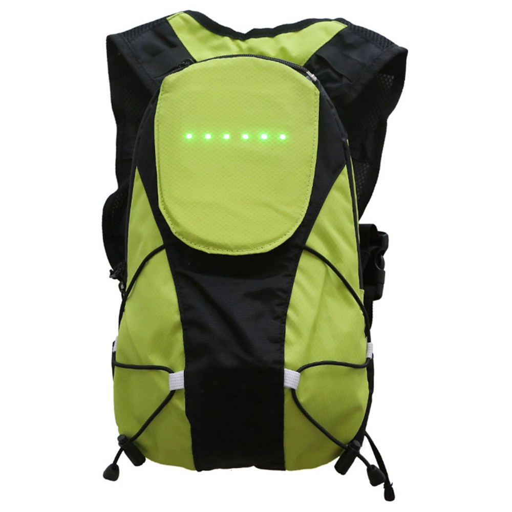YKBB-B0503 5L ryggsäck trådlös fjärrkontroll med LED-signalindikator för utomhusridning klättring vandring för löpcykel - grön