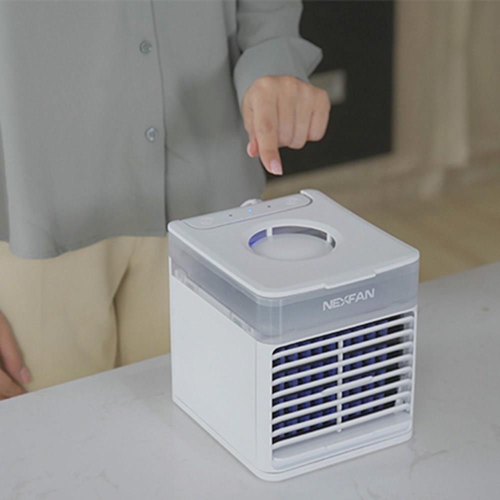 NexFan Portable Handheld Multifunctional Air Conditioning Fan White