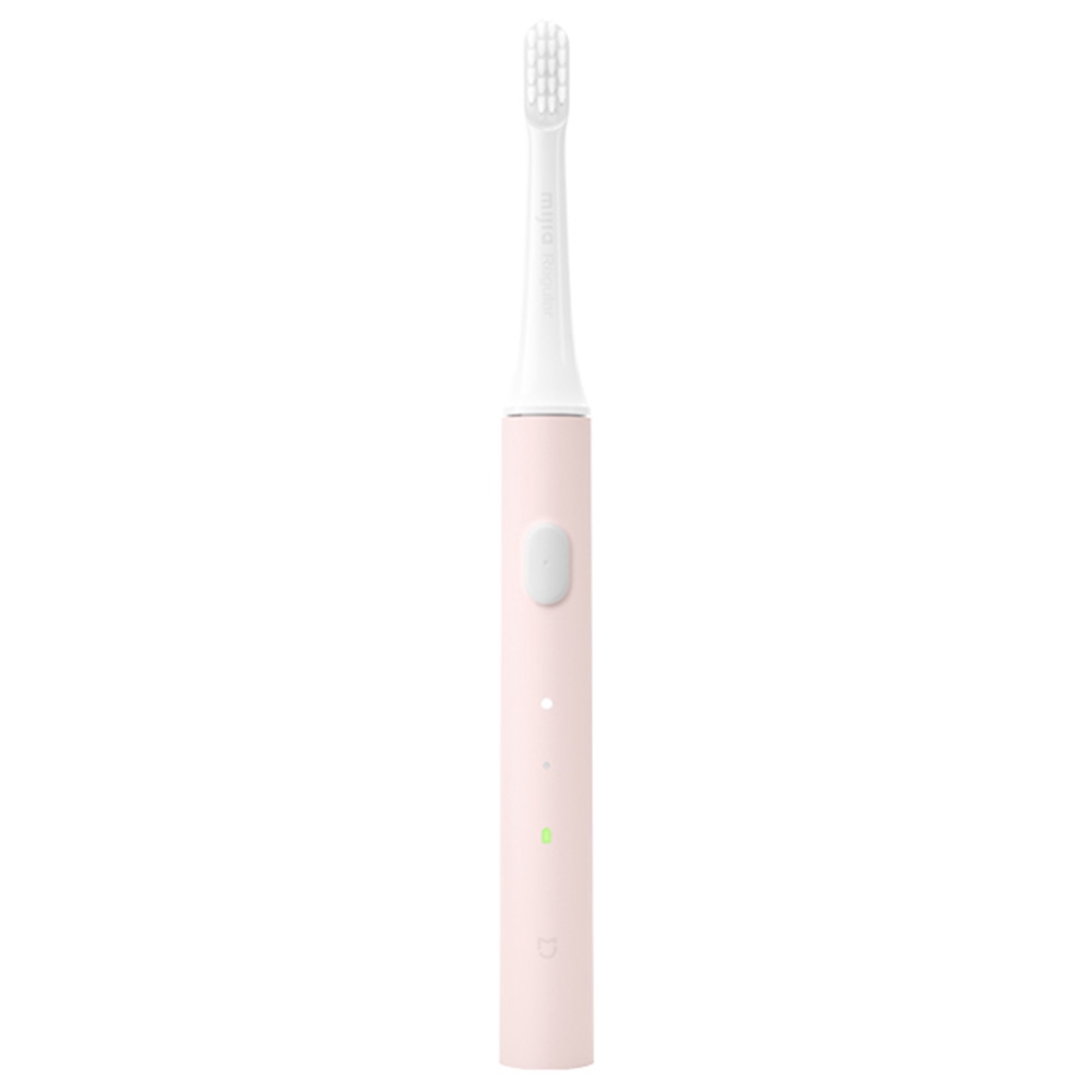 2PCS Xiaomi Mijia T100 Smart Sonic Electric Toothbrush High-density Soft Hair Two Cleaning Modes IPX7 Waterproof USB Charging 30 Days Battery Life Oral Care Whitening - Pink