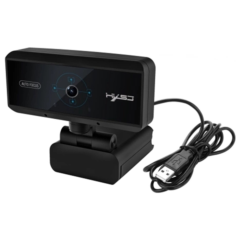 HXSJ S3 1080P HD Webcam For Desktop PC Laptop Black