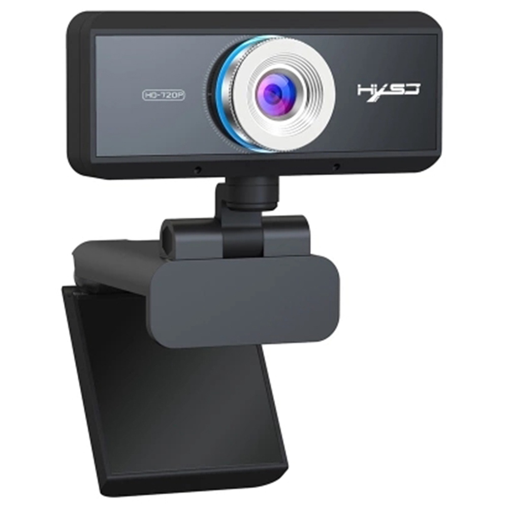 HXSJ S90 720P HD Webcam For Laptop Desktop TV Black