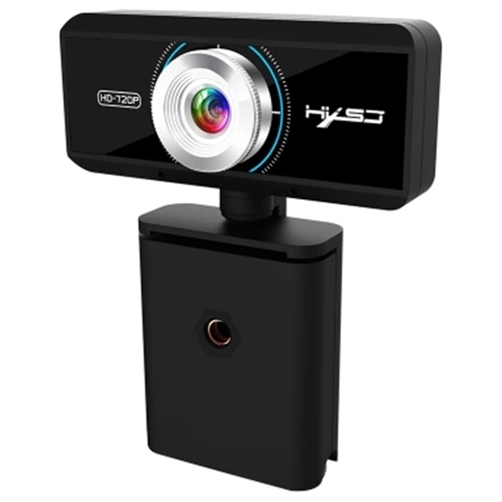 HXSJ S90 720P HD Webcam For Laptop Desktop TV Black
