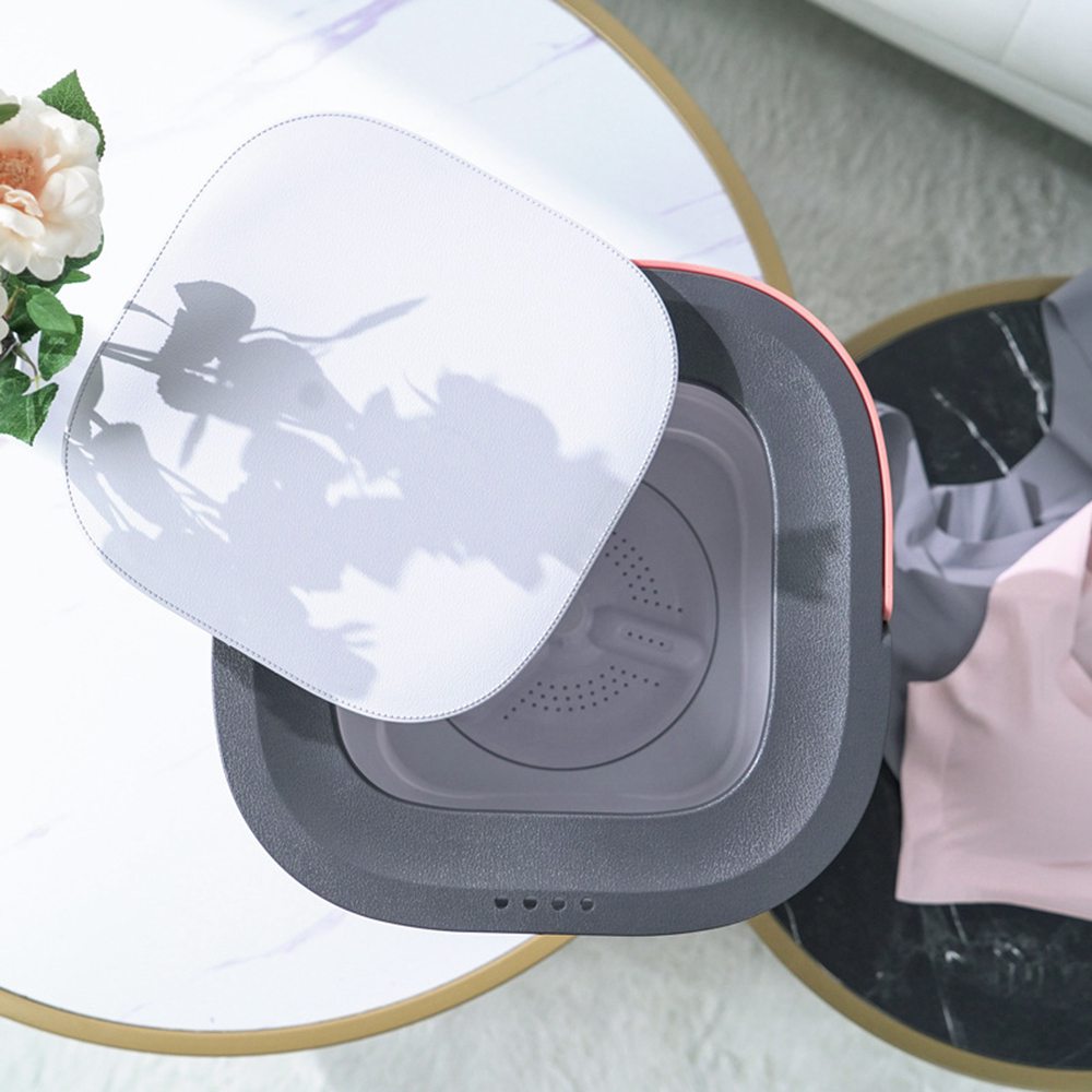 Moyu Portable Mini Folding Automatic Washing Machine Gray