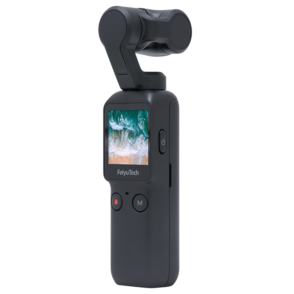Feiyu Pocket 4K Camera 120 Degree 6-Axis Stabilized Handheld Gimbal Autofocus Touchscreen Built-in Wi-Fi