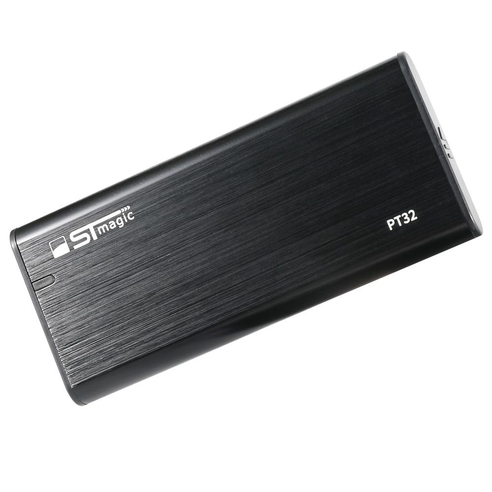 Stmagic PT32 Type-C till USB 3.1 SSD-kapsling 2T Kapacitetsstöd M.2 PCIe Solid State Drive - Svart
