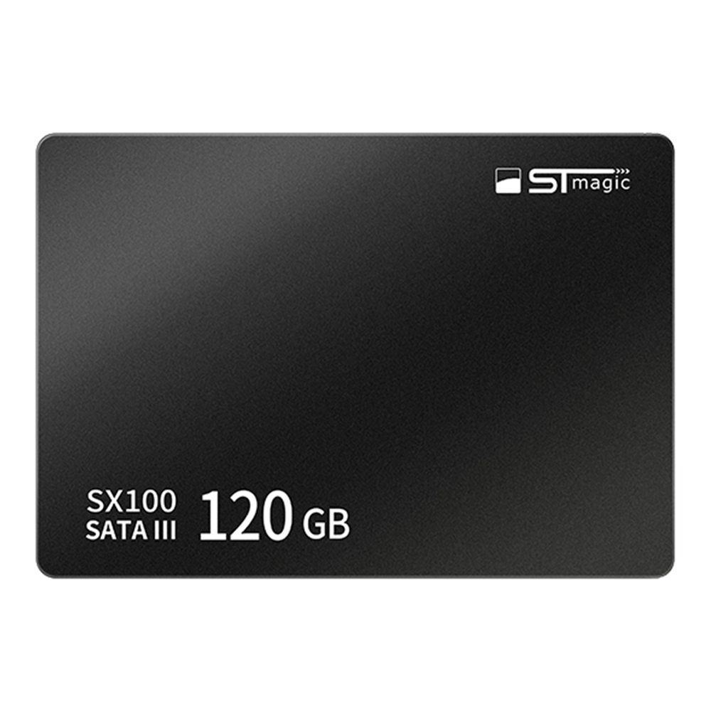 

Stmagic SX100 120GB SSD 2.5 Inch Solid State Drive SATA3 Interface 496MB/s Reading Speed LDPC Error Correction - Black