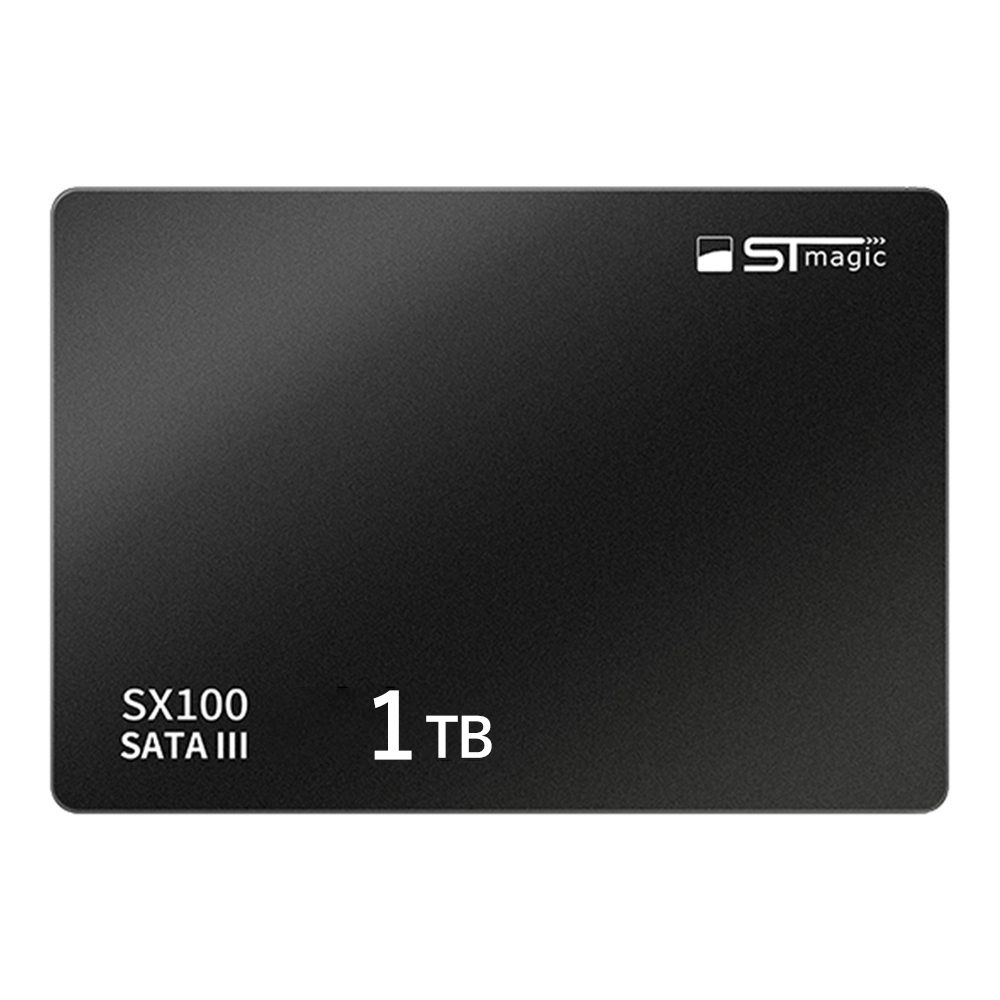 Stmagic SX100 1TB SSD 2.5 Inch Solid State Drive SATA3 Interface 496MB/s Reading Speed LDPC Error Correction - Black