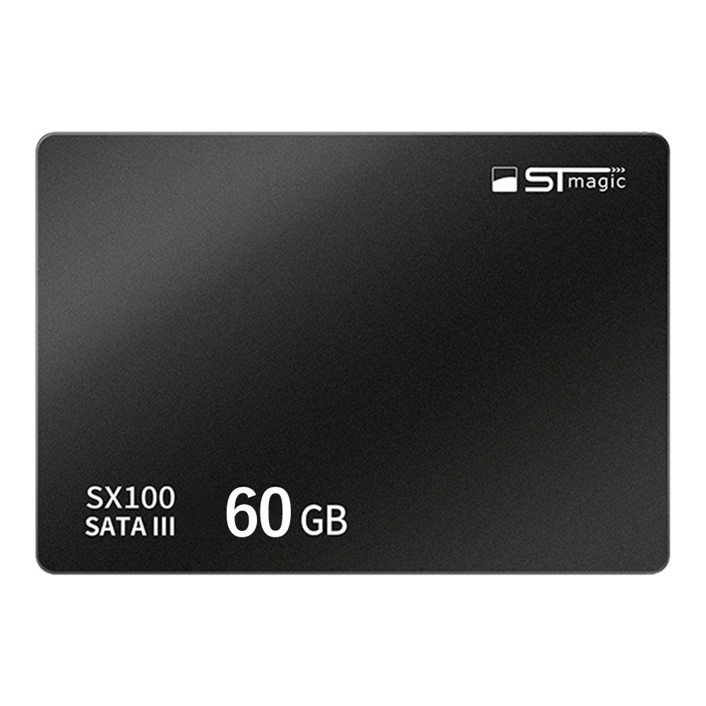 

Stmagic SX100 60GB SSD 2.5 Inch Solid State Drive SATA3 Interface 496MB/s Reading Speed LDPC Error Correction - Black
