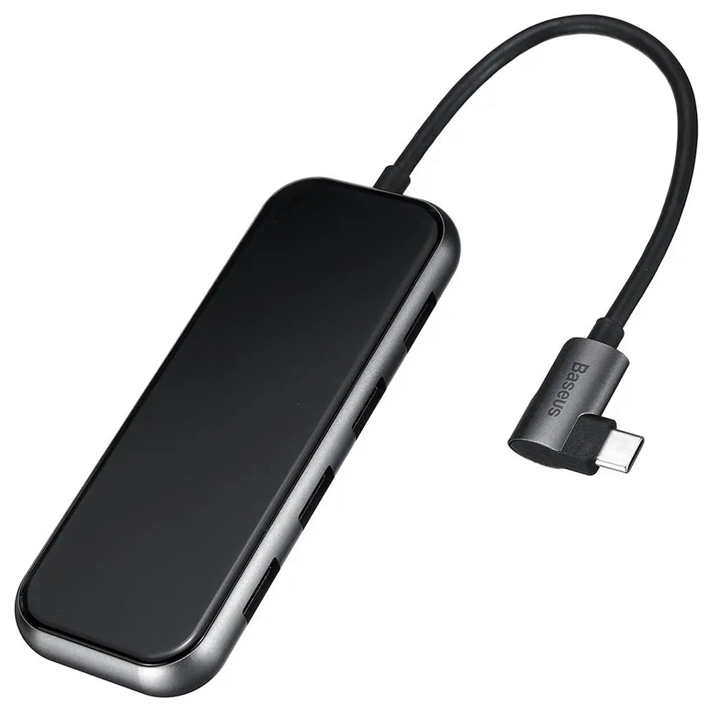

Baseus Multifunction HUB Adapter With 4 x USB 3.0 Ports + Type-C PD Charging Port For Type-C Laptop MacBook Smartphone - Dark Grey