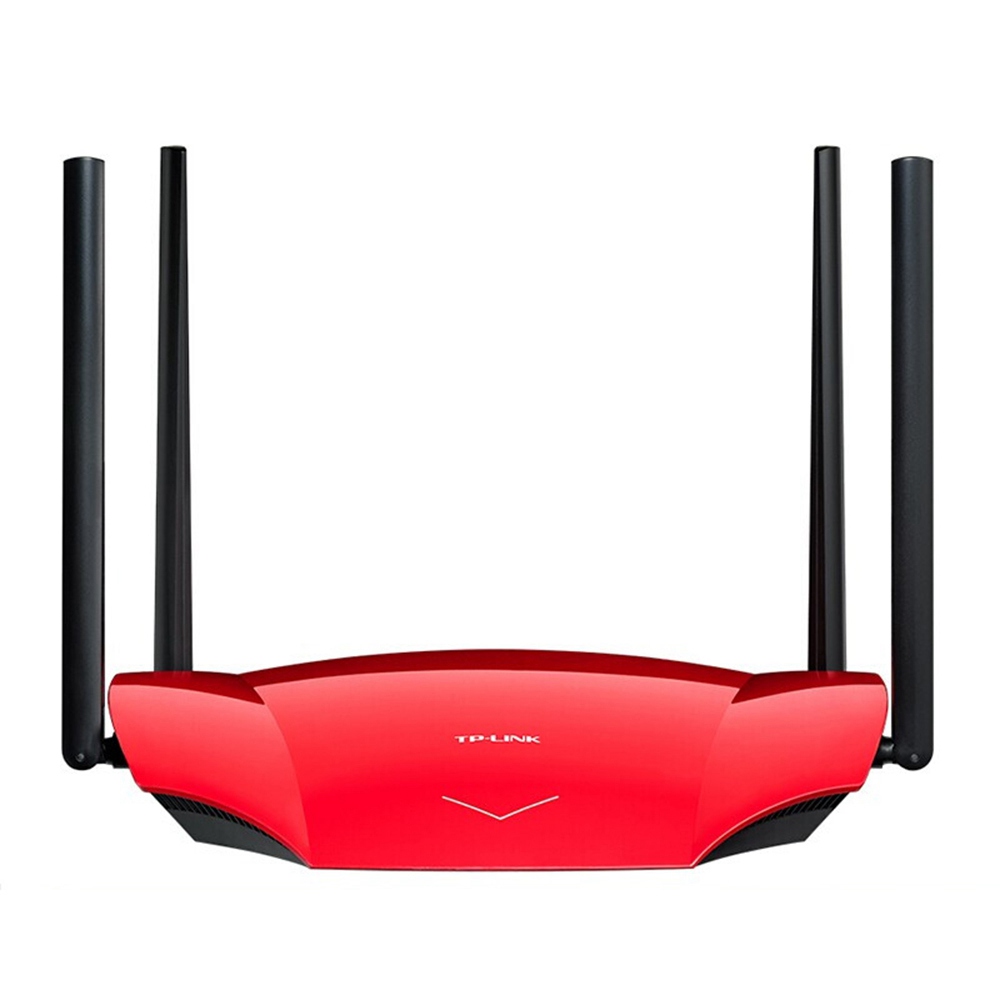 TP-LINK AX1800 WiFi 6 Gigabit 2.4GHz and 5GHz Dual Frequency Wireless Router 1775Mbps Speed BSS Coloring WPA3 Encryption Protocol APP Control Support IPv6 - Red