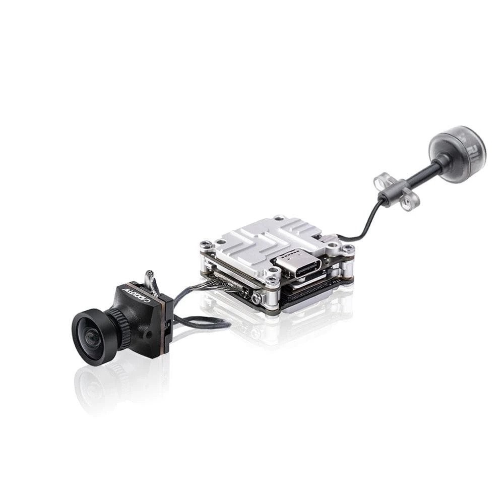 

Caddx Nebula Nano Kit Vista HD Digital System 720P 60fps 150 Degree FPV Camera AIO for DJI Digital Unit Googles - Black 12CM Coaxial Cable