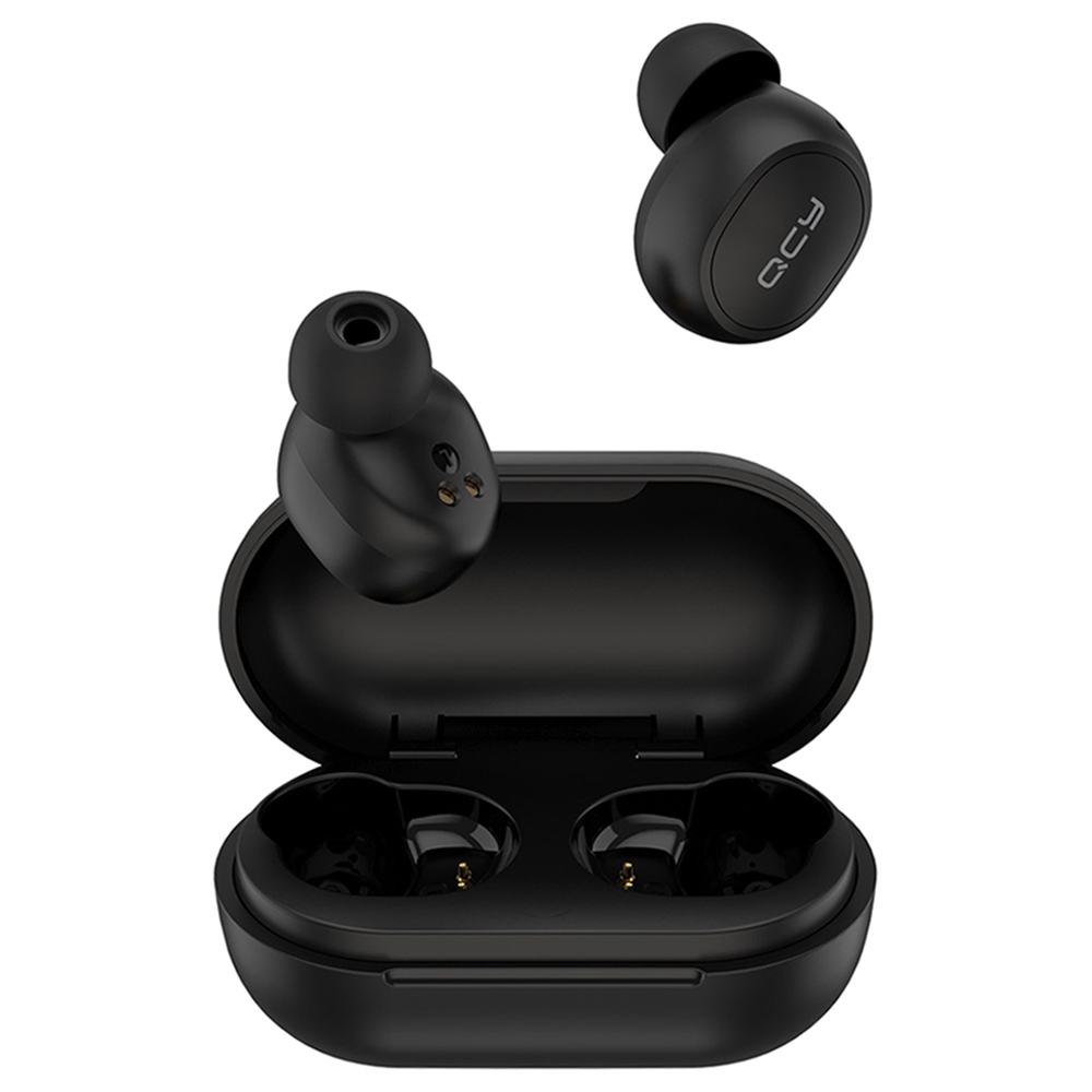 [International Edition] QCY M10 Bluetooth 5.0 TWS Earphones Game Mode AAC/SBC DSP Noise Cancelling HIFI Stereo Surround Sound AAC/SBC Pop-up Pairing 20H Battery Life App Control - Black