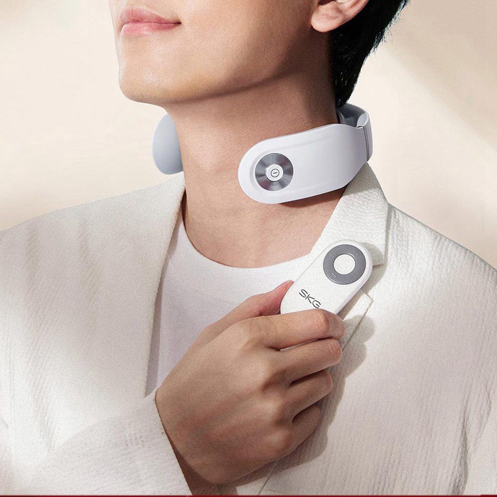 Skg Smart Neck Massager With Heating Function Wireless 3d Travel Neck