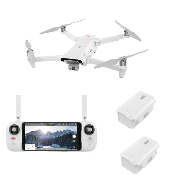 Xiaomi FIMI X8 SE 2020 4K Camera 8KM GPS WiFi FPV Foldable RC Drone with 3-Axis Gimbal 35mins Flight Time RTF - Two Batteries