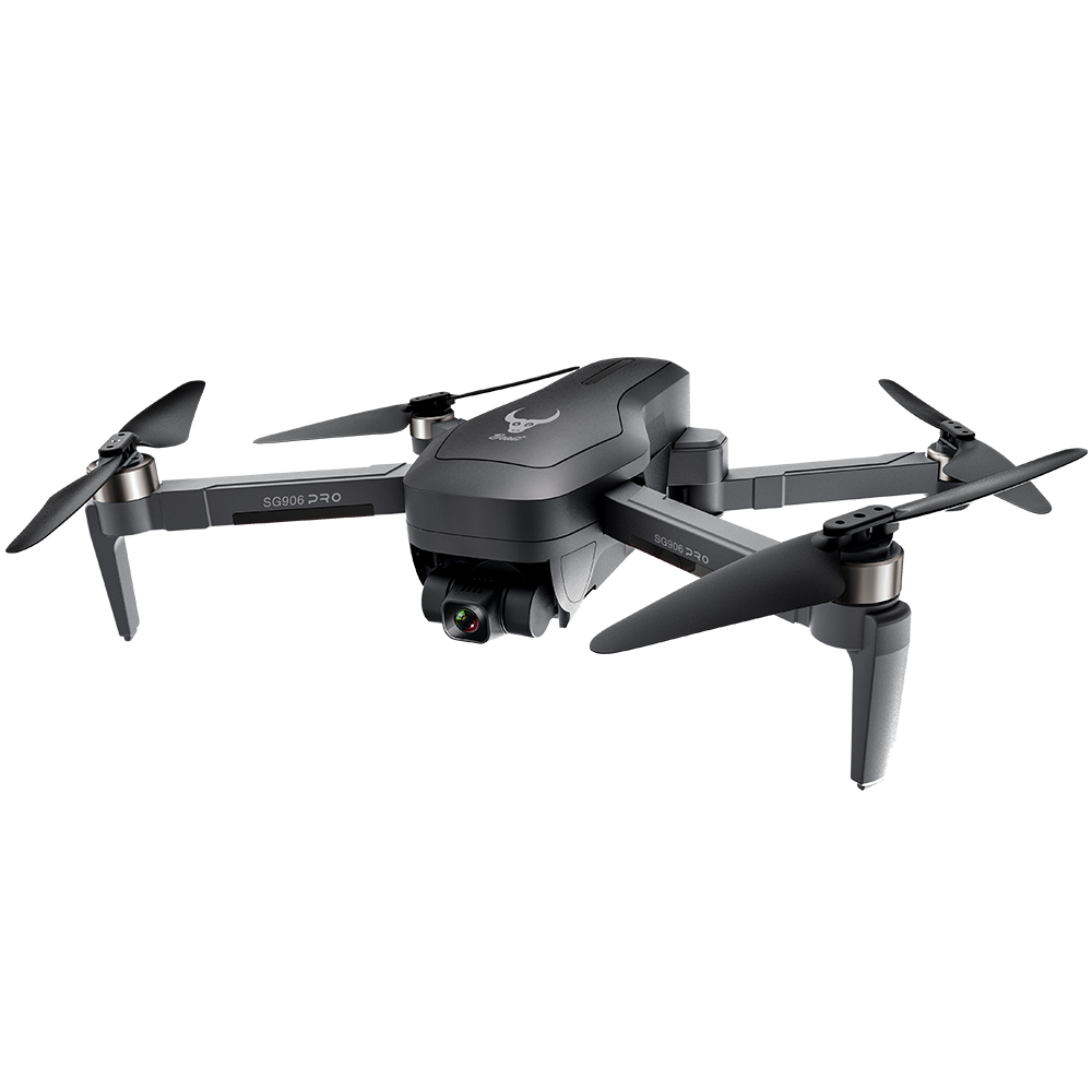 ZLL SG906 Pro 2 4K GPS 5G WIFI FPV Με 3-άξονα Gimbal Οπτική ροή τοποθέτησης χωρίς ψήκτρες RC Drone Black - Δύο μπαταρίες με τσάντα
