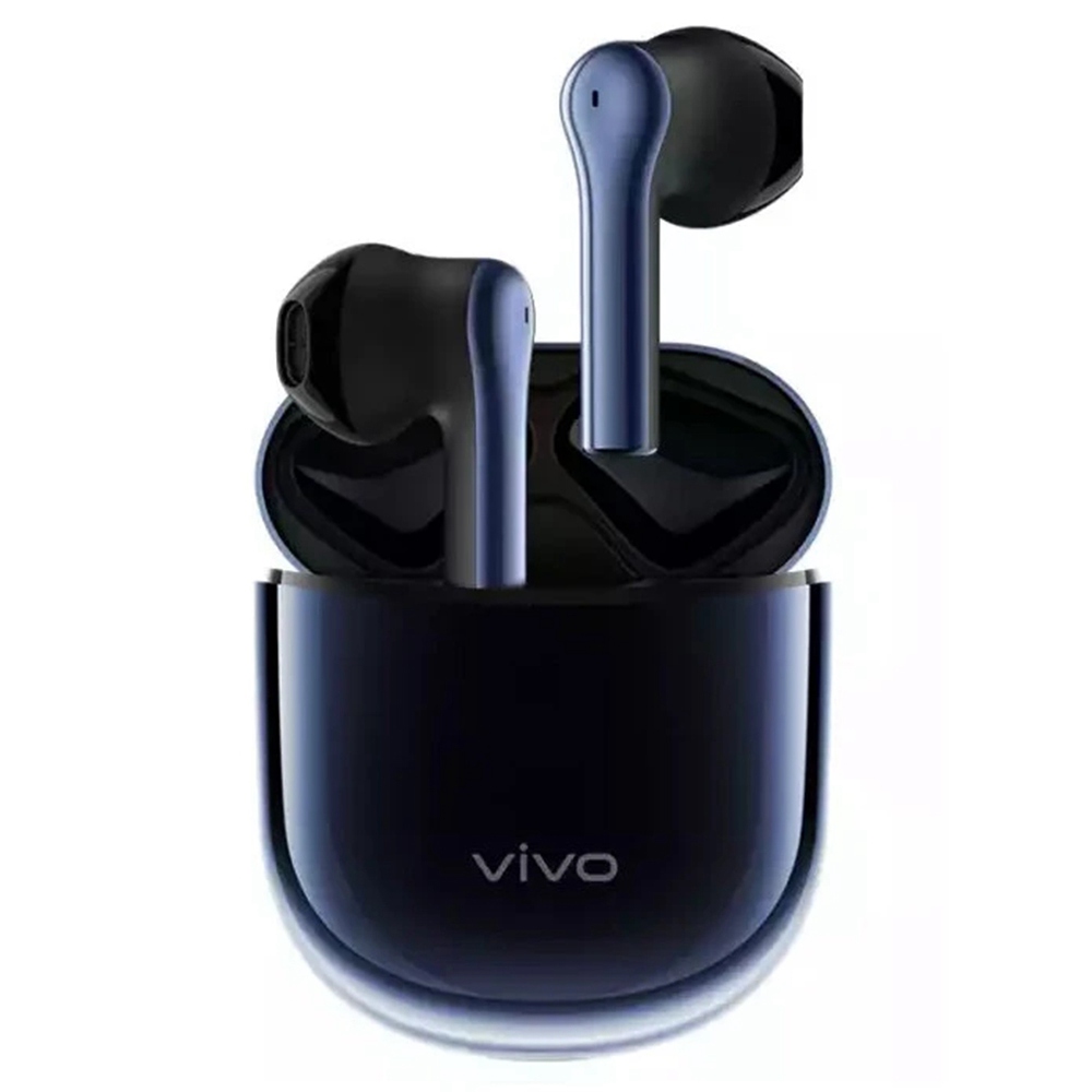 

VIVO TWS Earphones Qualcomm QCC5126 aptX AAC Deep Bass CVC Noisce Reduction - Blue