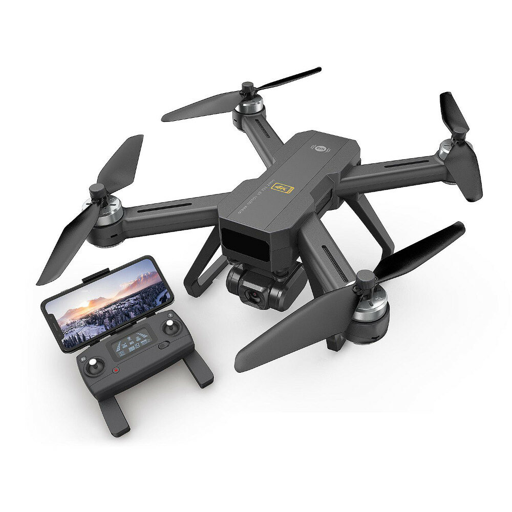 MJX B20 4K 5G WIFI FPV EIS Cámara ajustable Sin escobillas GPS RC Drone con posicionamiento de flujo óptico RTF - Tres baterías