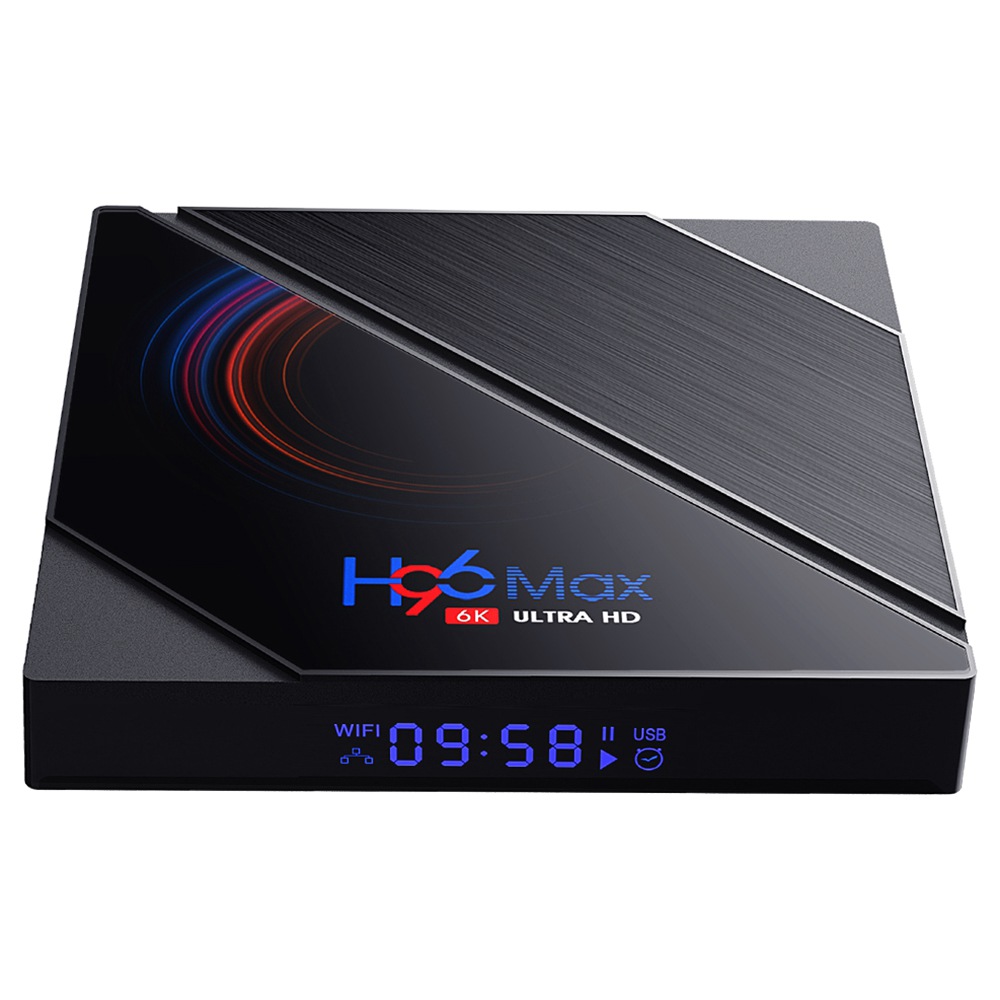 H96 MAX H616 4GB/32GB Android 10 TV Box Android 10.0 Allwinner H616 2.4G+5.8G WiFi 100Mbps LAN bluetooth