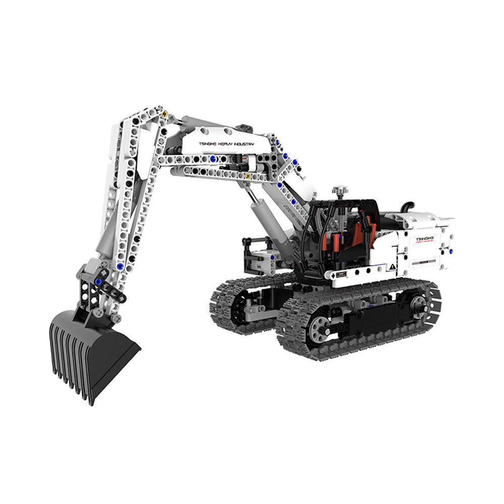 مكعبات بناء حفارة هندسية Onebot ألعاب تعليمية RC سيارة