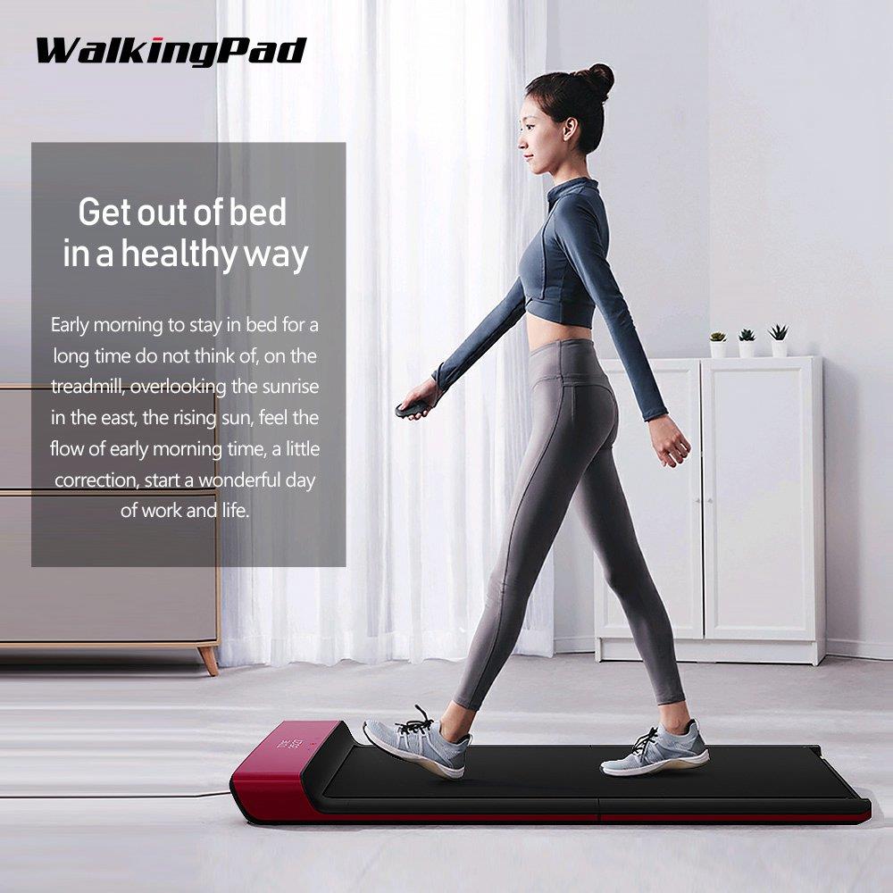 

WalkingPad A1 Pro Walking Pad Smart Treadmill for Workout, Fitness Training Gym Equipment, Exercise Indoor & Outdoor with Manual and Automatic Mode, Remote Control, LED Display, Intelligent App Control, 100kg Load Capacity by Xiaomi - EU Version