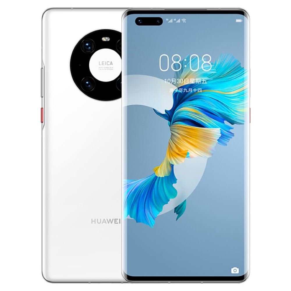 

HUAWEI Mate 40 Pro CN Version 5G Smartphone 6.76 Inch Kirin 9000 Octa Core 8GB 256GB 50MP Rear Camera 66W Fast Charge - White