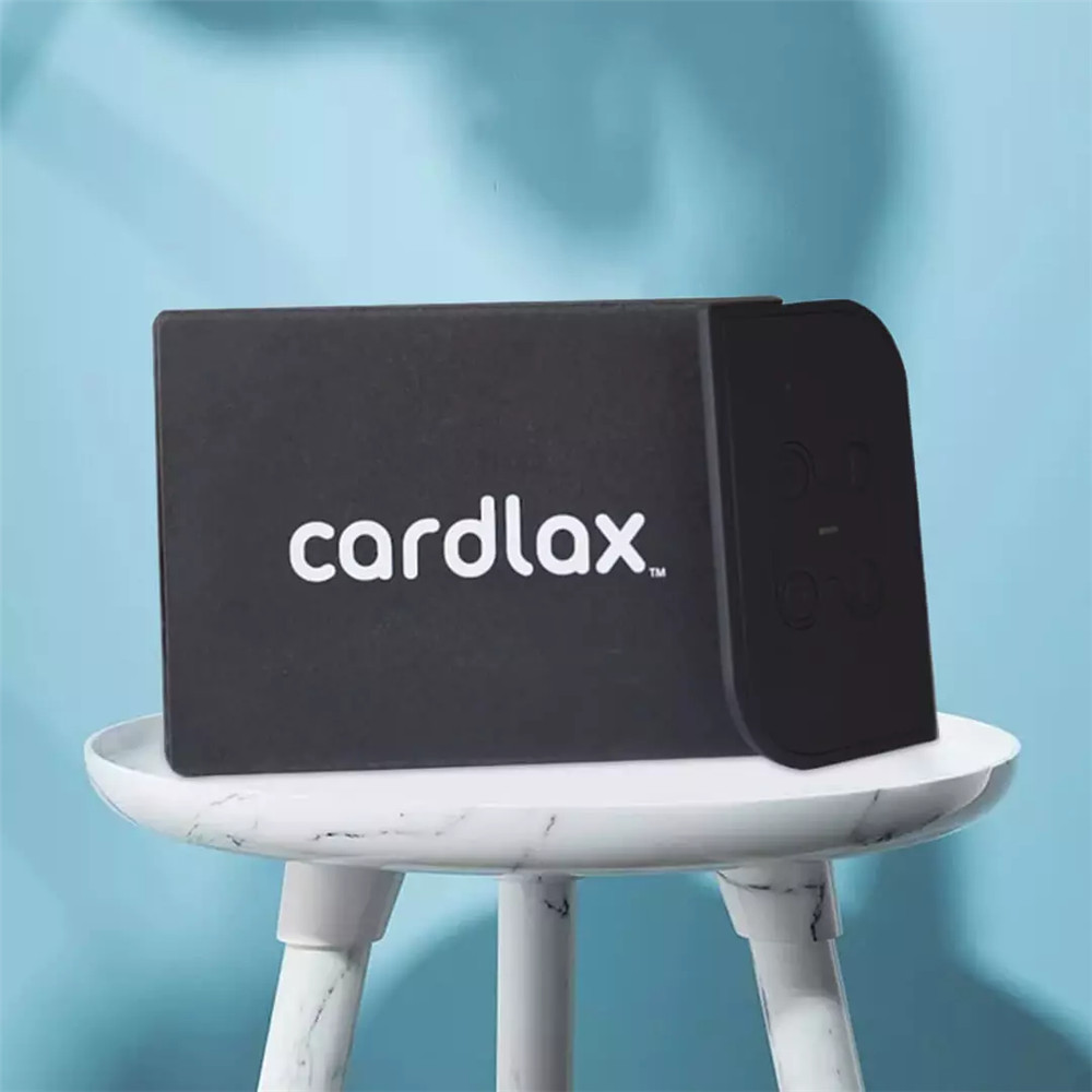

Cardlax Portable Electric Card Massager 4-button Design Adjustable Frequency Relax Muscles Relieve Stress - Black