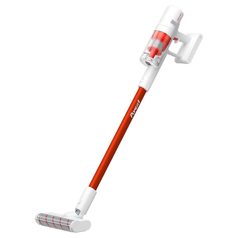 TROUVER POWER 11 Handheld Cordless Vacuum Cleaner 400W Motor 120AW 20000Pa Strong Suction 2500 mAh Battery 60 Minutes Running Time LCD Display Removable Dust Cup - White