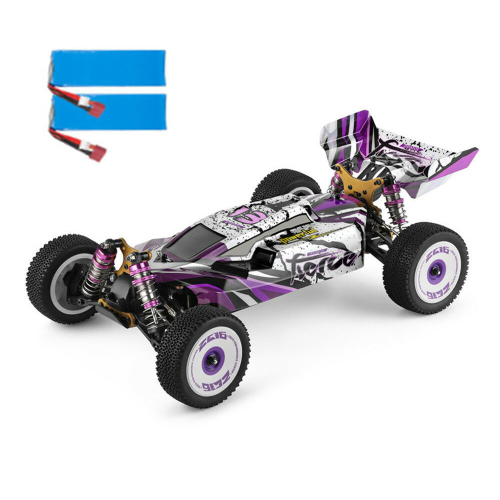 

Wltoys 124019 1/12 2.4G 4WD 60km/h Metal Chassis Off-Road RC Car RTR - 2 Batteries Version