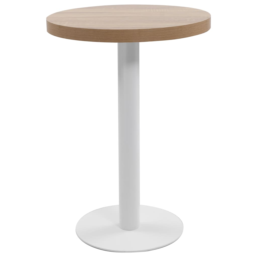 

Bistro Table Light Brown 60 cm MDF