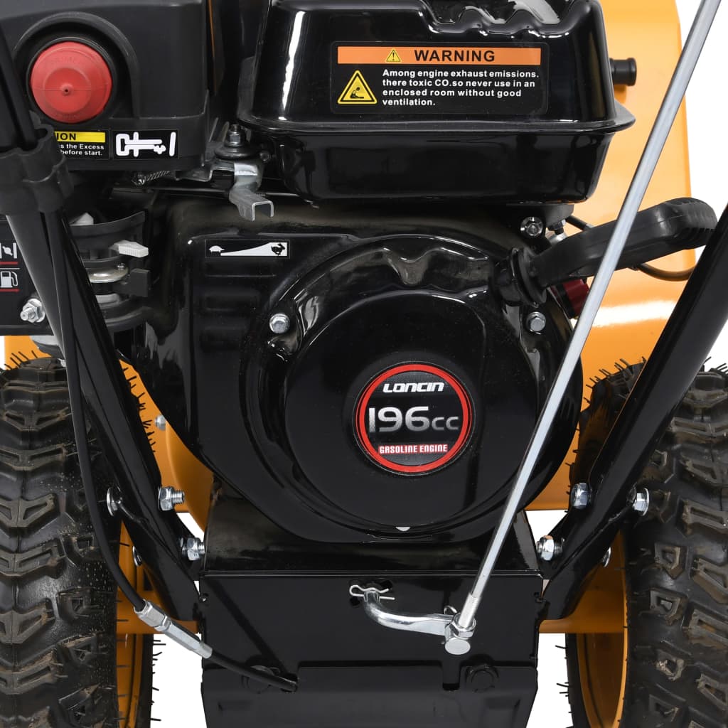 Snow Thrower 6.5 HP Yellow and Black