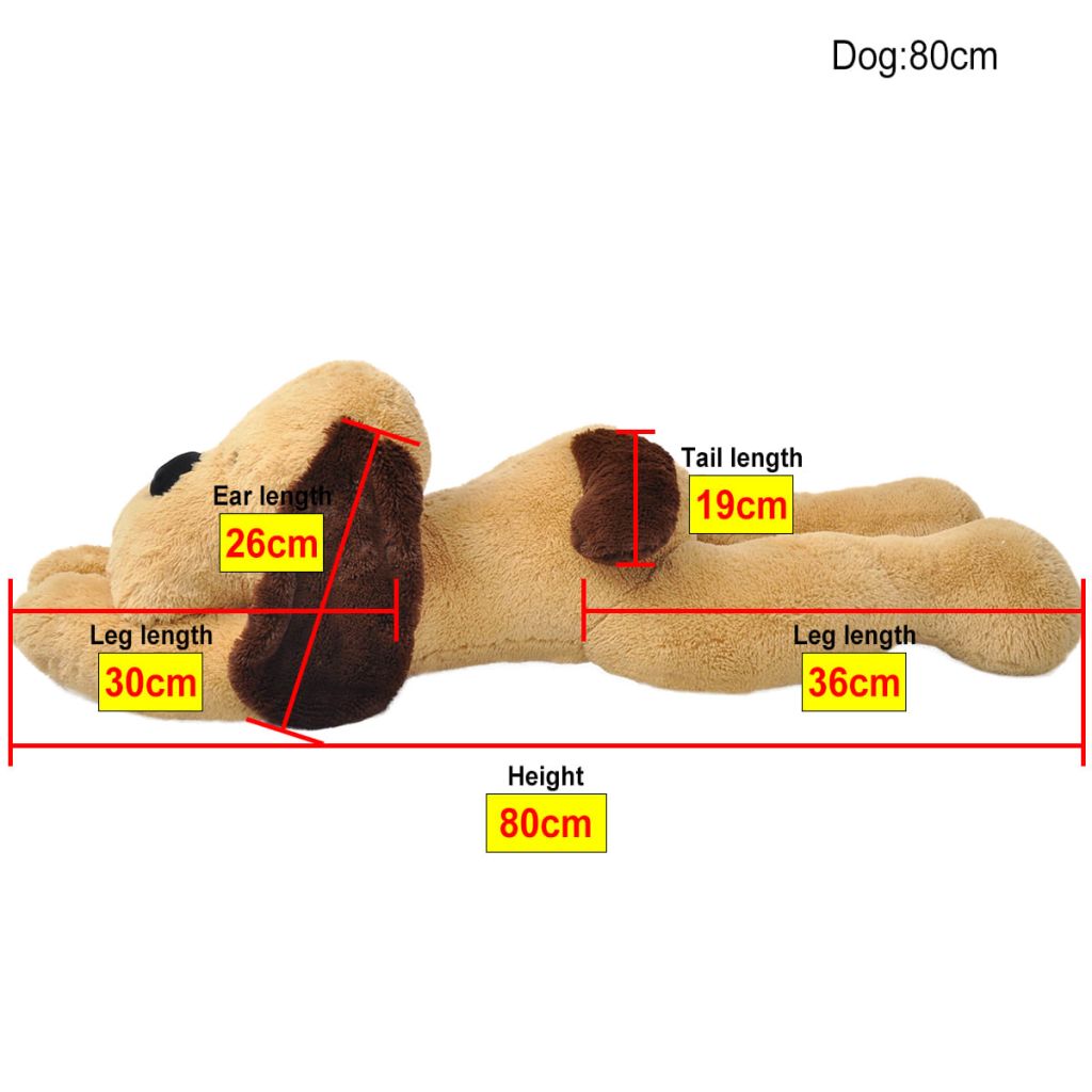 large dog cuddly toy
