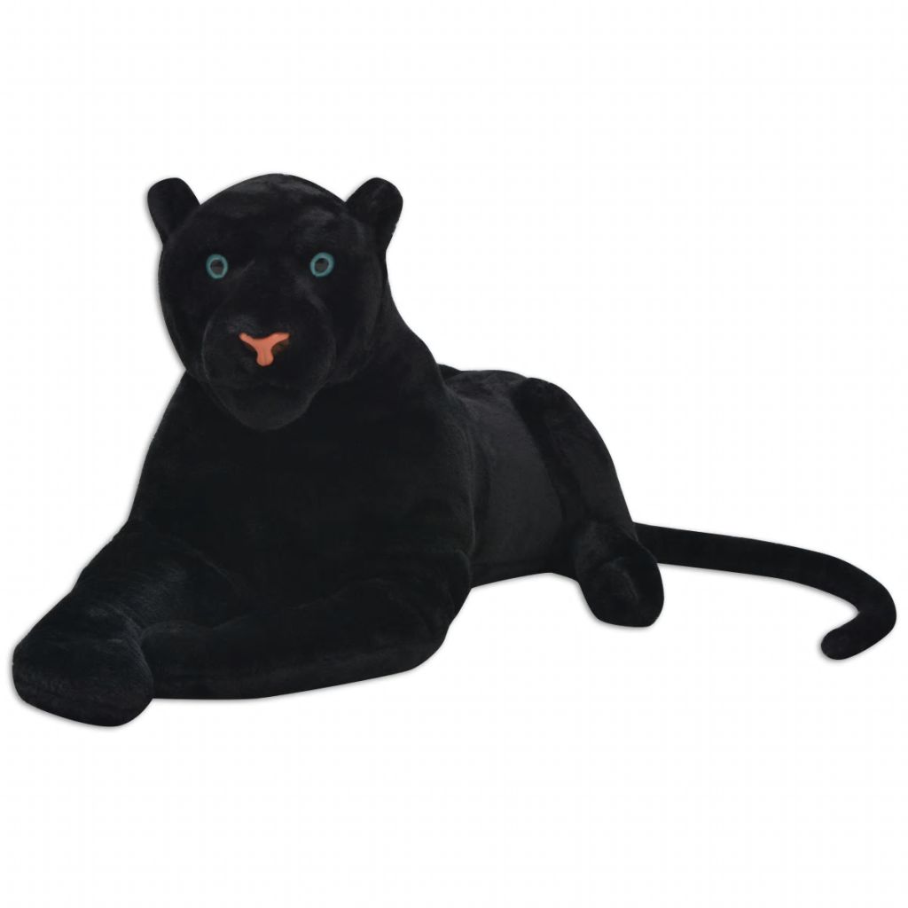 Panther Toy Plysch Svart XXL