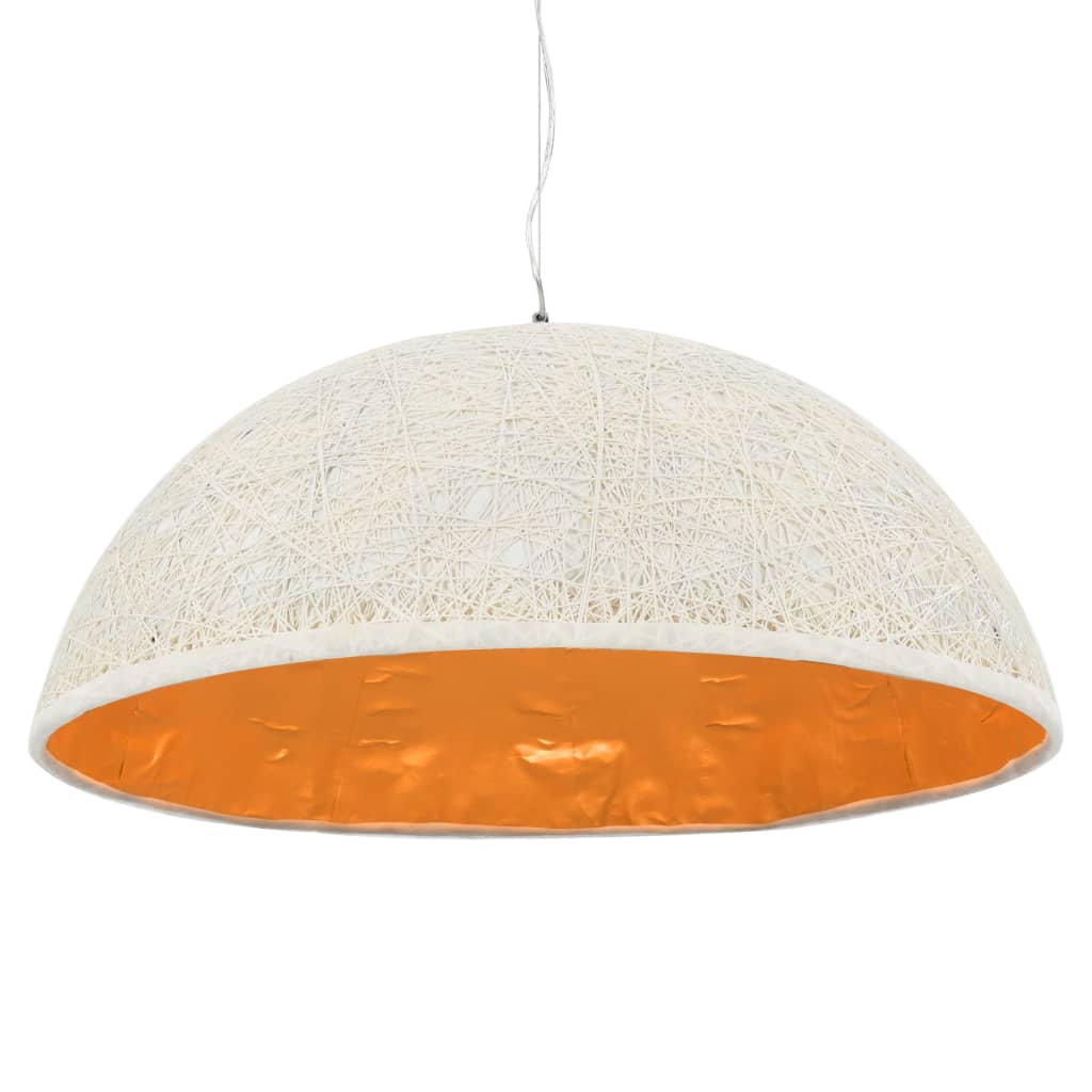 

Pendant Lamp White and Gold Ø70 cm E27