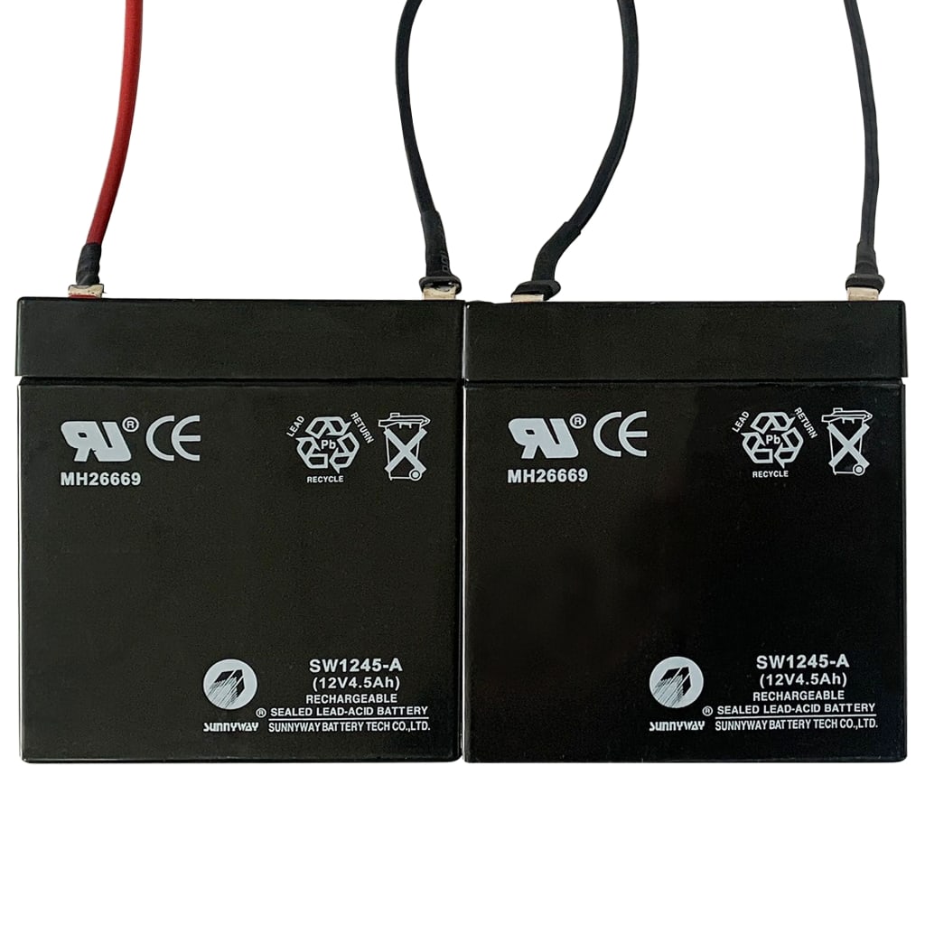 Replacement Batteries for Electric Scooters 2 pcs 12V 4.5Ah