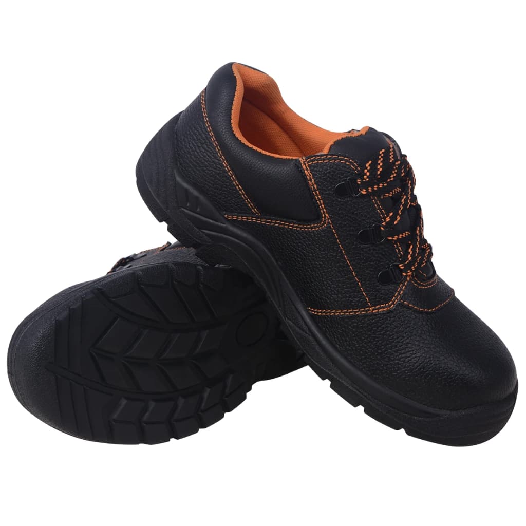 Safety Shoes Black Size 105 Leather
