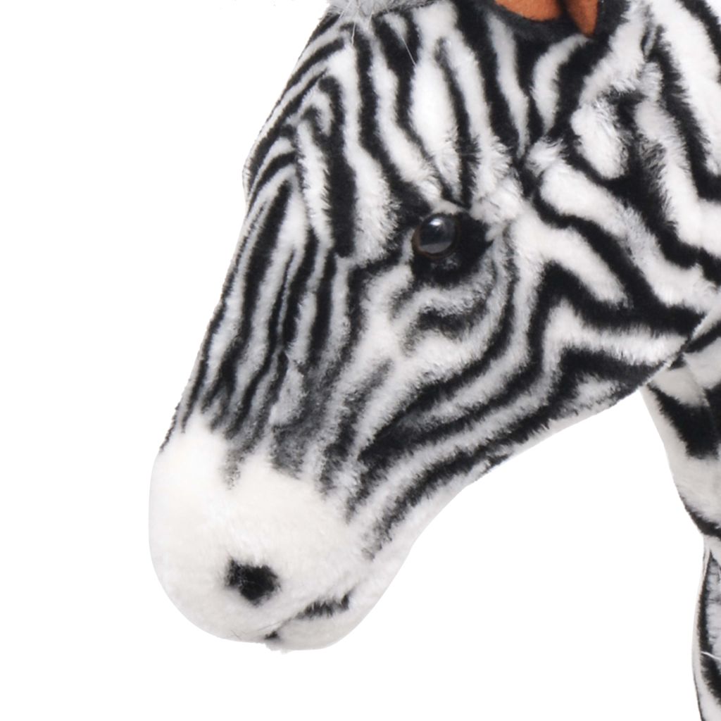 large toy zebra