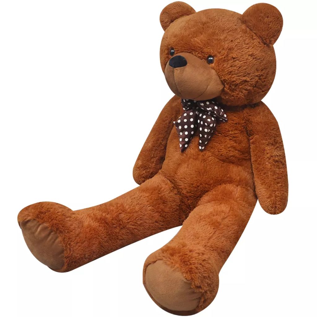XXL zachte pluche teddybeer speelgoed bruin 160 cm