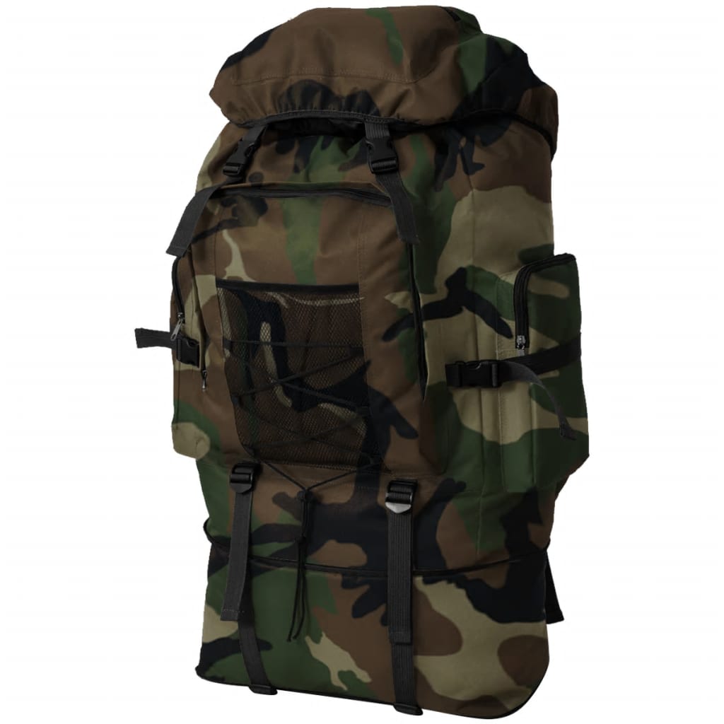Armé-stil ryggsäck XXL 100 L kamouflage