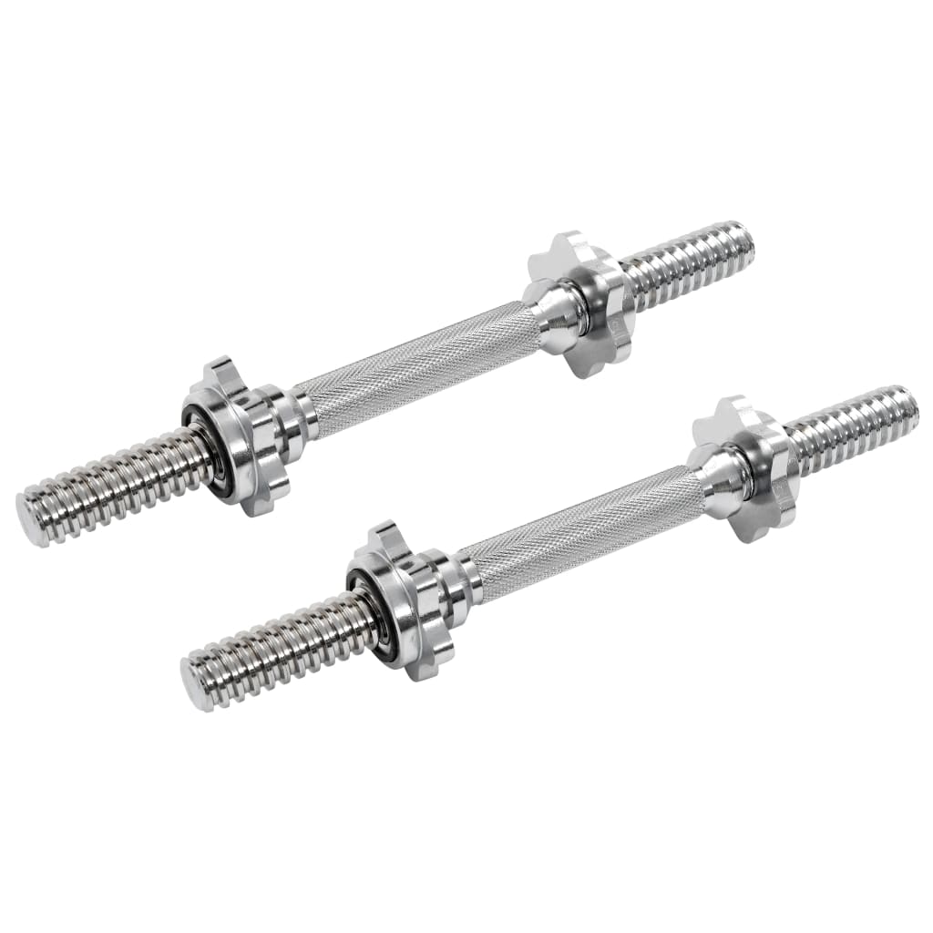 

Dumbbell Bars 2 pcs 2.5x35 cm Steel Silver