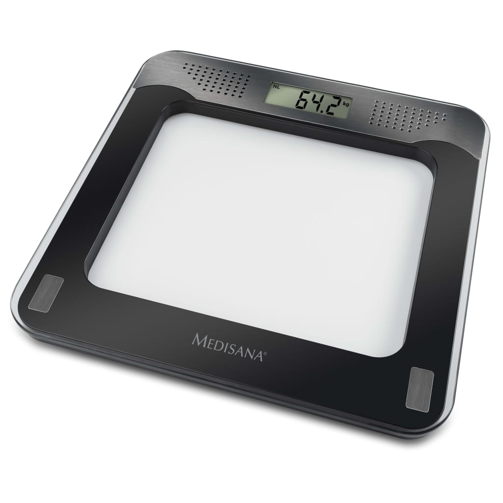 Inzet hybride Verandering Medisana Bathroom Scale PS 416 180 kg Black and Silver - buy at the price  of $28.99 in geekbuying.com | imall.com